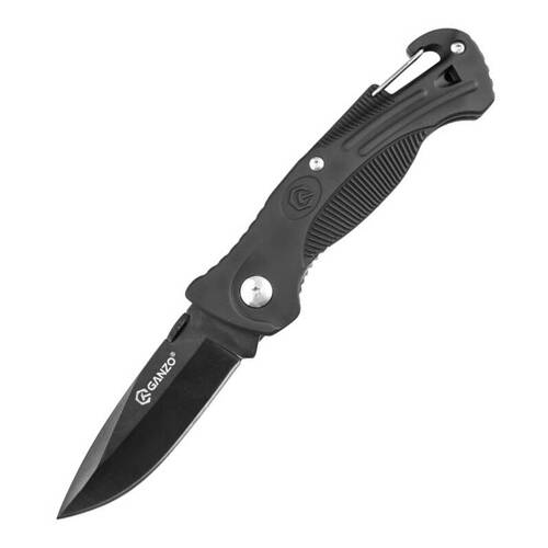 Ganzo - EDC-Klappmesser - 440 - Schwarz - G611-BK - Klappmesser