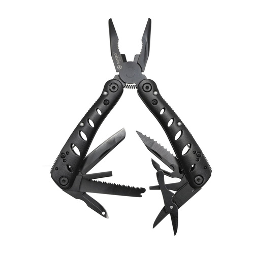 Ganzo - Multitool G205-B mit Bitsatz - 10 Werkzeuge - Schwarz - G205-B - Multitools