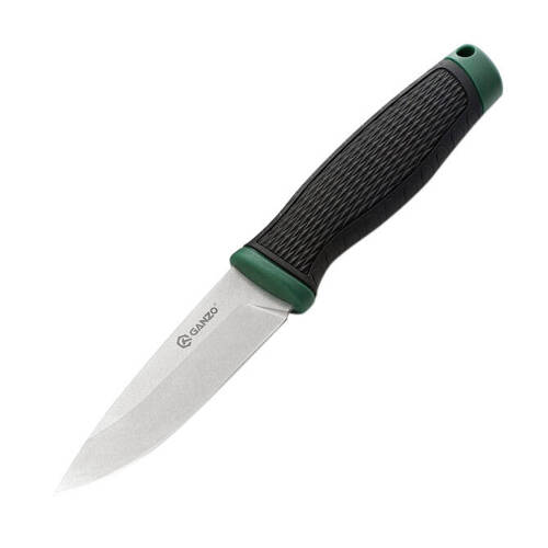 Ganzo - Survival-Messer - 8Cr14 - Schwarz / Grün - G806-GB - Feststehende Messer