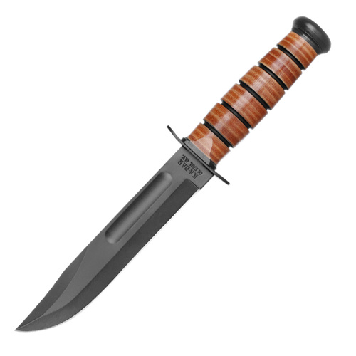 Ka-Bar 1217 - USMC Die Legend Messer - Leder-Abschied - Feststehende Messer