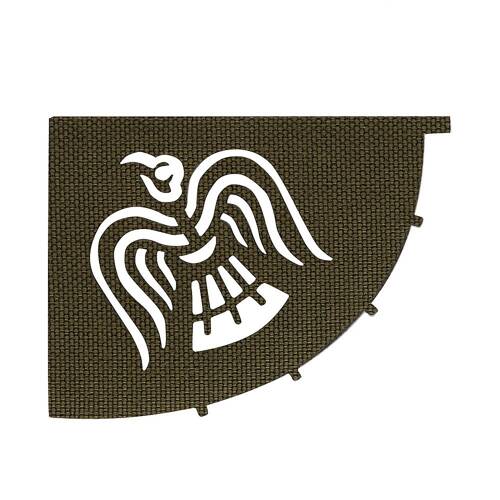 M-Tac – Crow Banner Patch – 500D Cordura – Laserschnitt – Schnitt – Ranger Green – 51172023 - Andere