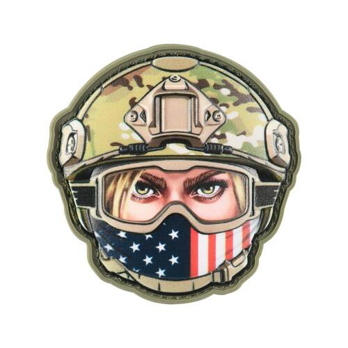 M-Tac – Emoji USA Girl Patch Nr. 1 – PVC 3D – Camo – 51354003 - Andere