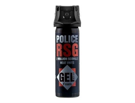 Polizei RSG Pfefferspray - Schaum - Stream - 400 ml - 63 ml - 12063-SF - Polizei Pfeffersprays