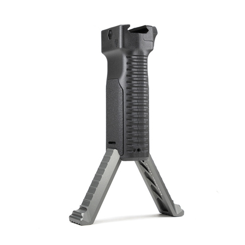 Strike Industries - Strike Foregrip mit Zweibein - Schwarz - SI-AR-AL-BIPOD-GY - Frontgriffe