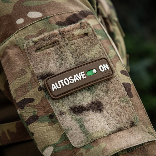 M-Tac - Naszywka Autosave PVC - 3D - Coyote - 51116705