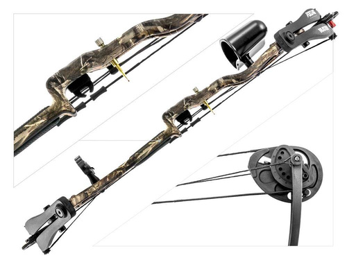 Poe Lang - Łuk bloczkowy Buster - 15-22 lb - 25" - Camo - CO-034G1