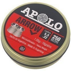 Apolo - Śrut do wiatrówki Arrow Heavy - 5.5 mm - 250 szt - E19941