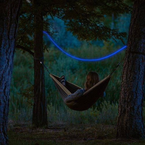 Nite Ize - Elastyczna lampa LED z akumulatorem Radiant® Rechargeable ShineLine™ - Zielony - RSLR3-17-R8