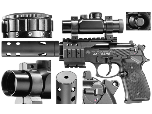 Umarex - Wiatrówka pistolet Beretta M92 FS XX-Treme - CO2 - 4.5 mm - 419.00.51
