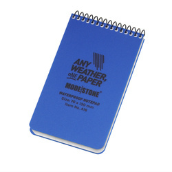 Modestone - Notes wodoodporny Any Weather - 76 x 130 mm - 50 kartek - Niebieski - A16