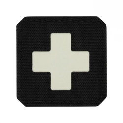 M-Tac - Naszywka Medic Cross Laser Cut - Black/GID - 51122299