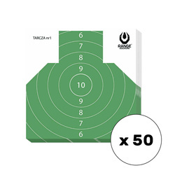 Range Solutions - Tarcza Strzelecka Nr 1 - 50 sztuk - RAN-14-031-533-00