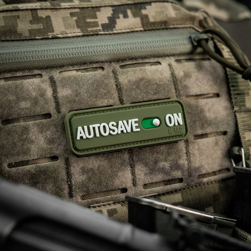 M-Tac - Naszywka Autosave PVC - 3D - Oliwkowy - 51116701