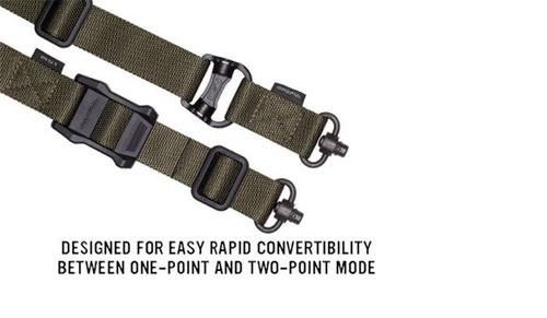 Magpul - Zawieszenie 1 / 2-punktowe MS4® Dual QD Sling GEN2 - Czarny - MAG518 BLK