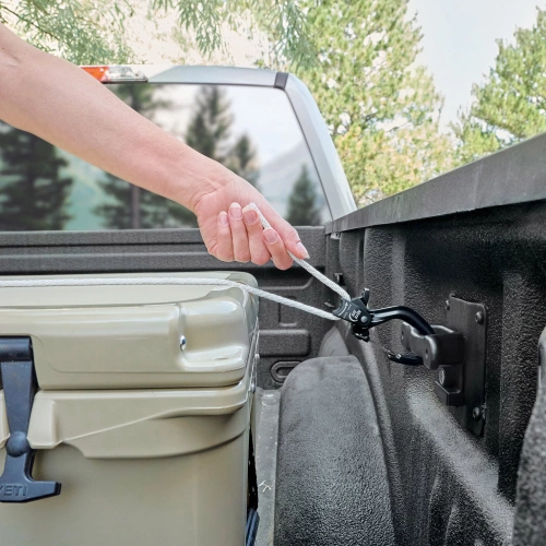 Nite Ize - Klamra CamJam z karabińczykiem SlideLock - Aluminium - Duży - Czarna - CJSLL-01-R3