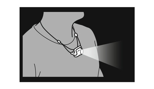 Petzl - Ultralekka, akumulatorowa latarka czołowa BINDI® - Czarny - E102AA00