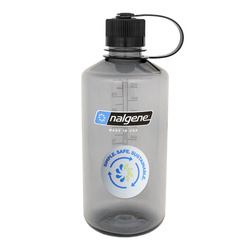 Nalgene - Butelka na wodę 32 oz Narrow Mouth Sustain - Gwint 38 mm - 1L - Szary - 2021-0432
