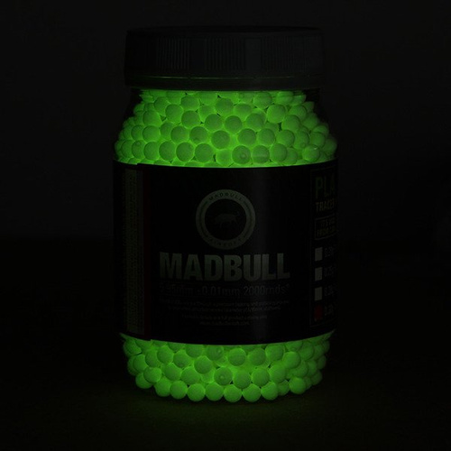 MadBull - Kulki ASG biodegradowalne - 0,28g - 2000 szt. - Tracer Eco Friendly - PLA BIO