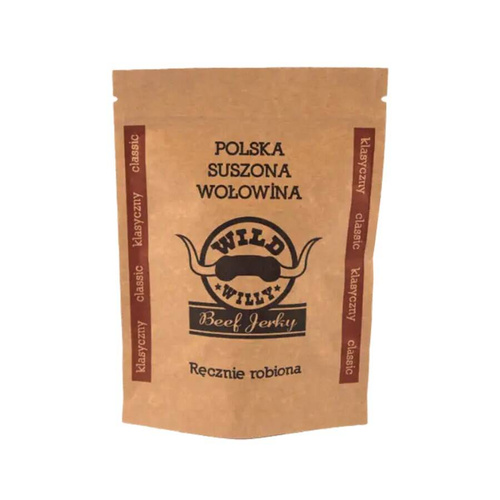 Wild Willy - Suszona wołowina Beef Jerky - Klasyczna - 50 g