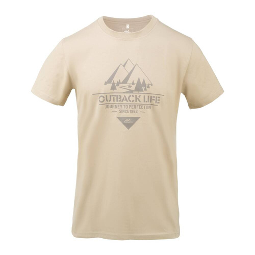Helikon - Koszulka T-shirt Outback Life - Taiga Green - TS-OBL-CO-09