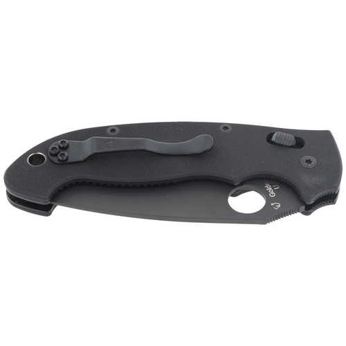 Spyderco - Nóż składany Manix™ 2 XL G-10 Black / Black Blade - C95GPBBK2