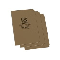 Rite in the Rain - Notatnik wodoodporny - 3 1/4 x 4 5/8" - 3 szt. - 971TFX-M - Tan