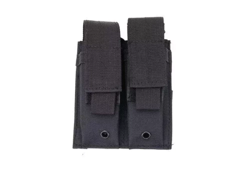 GFC Tactical - Podwójna ładownica pistoletowa - MOLLE - Nylonowa - Czarna - GFT-19-001406