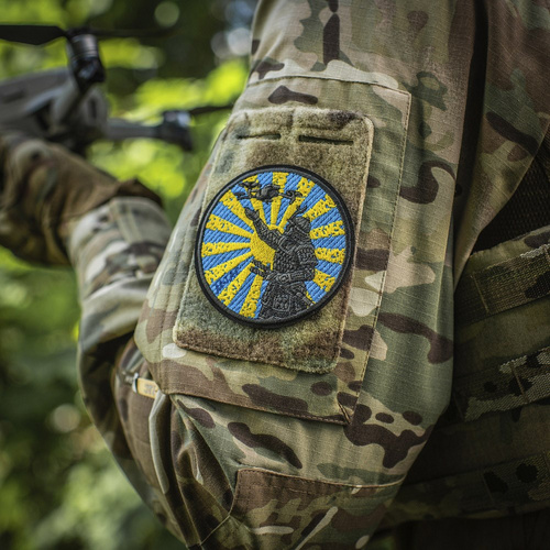 M-Tac - Naszywka Droga Samuraja - Haft - Żółty/Niebieski - 51426002