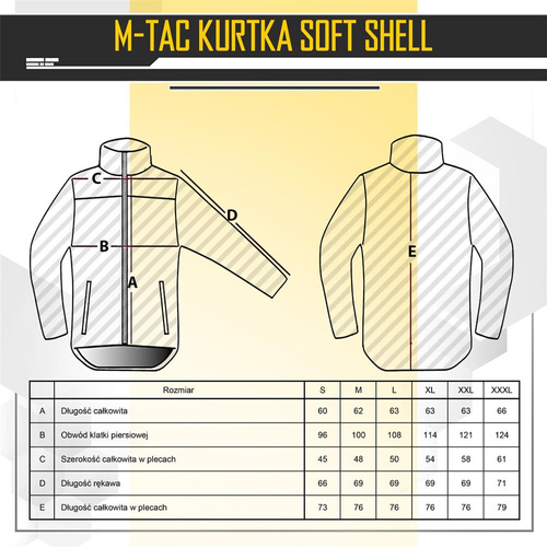 M-Tac - Kurtka wojskowa Softshell - Piaskowa - 20201003