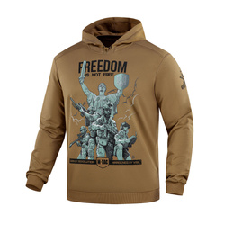 M-Tac - Bluza z kapturem Freedom - Bawełna - Coyote - 8421