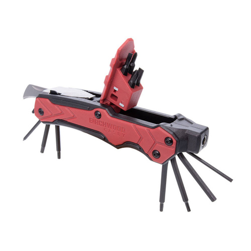 Birchwood - Narzędzie Multi-Tool Universal - 14 w 1 - Czerwony - BC-UGMT