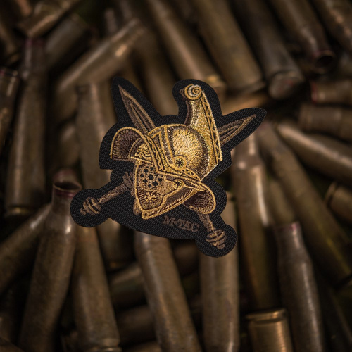 M-Tac - Naszywka Hełm Gladiatora - Haft - Cordura 500D - Złoty - 51374002