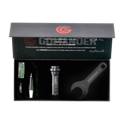 Gomander - Hamulec wylotowy Raptor - 7,62 mm - Gwint M15x1 - Czarny - TB0.10178_1-M15