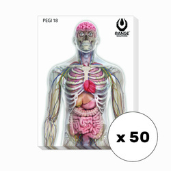 Range Solutions - Tarcze Strzeleckie Pegi18 - 50 sztuk - RAN-14-021475-00