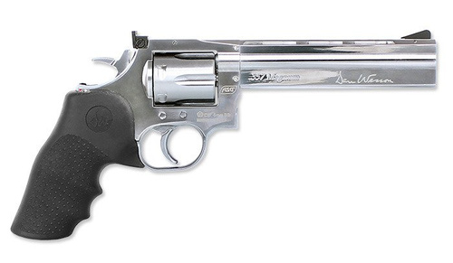 ASG - Replika rewolweru Dan Wesson 715 6'' Revolver - Srebrny - Low Power - 18194