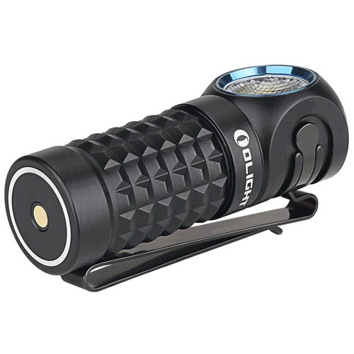 Olight - Latarka LED kątowa / czołówka w zestawie z akcesoriami Perun Mini Kit - 1000 lumenów - Czarna