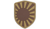 101 Inc. - Naszywka Morale Patch 3D - Japanese War Shield - Brązowy - 444130-3787