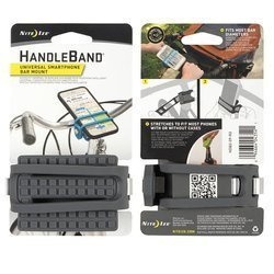 Nite Ize - Uchwyt na kierownicę HandleBand® Smartphone Mount - Szary - HDB2-09-R3