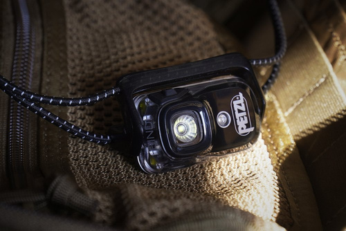 Petzl - Ultralekka, akumulatorowa latarka czołowa BINDI® - Czarny - E102AA00