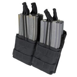 Condor - Ładownica Double Stacker M4 Mag Pouch - Czarny - MA43-002