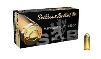 Amunicja Sellier&Bellot 9x17 Browning / .380 Auto FMJ 93 gr / 6.0 g - BOX 50 szt.