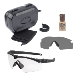 Oakley - Okulary ochronne SI Ballistic M Frame 3.0 - Normy balistyczne MIL PRF-31013/ANSI Z87.1 - Czarny - OO9146-3732