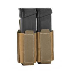 Direct Action - Niskoprofilowa Ładownica na dwa magazynki Low Profile Pistol Magazine Pouch® - 9mm/.40/.45 - Coyote Brown - PO-PTLP-CD5-CBR