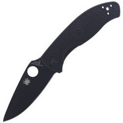 Spyderco - Nóż taktyczny składany Tenacious FRN - Czarny - C122PBBK