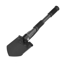 Mil-Tec - Saperka składana z pokrowcem Mini Typ II - Stal węglowa - Czarna - 15525002