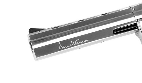 ASG - Replika rewolweru Dan Wesson 715 6'' Revolver - Srebrny - Low Power - 18194