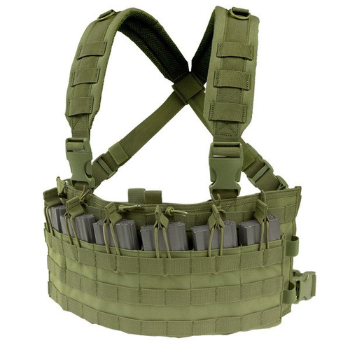Condor - Kamizelka taktyczna Rapid Assault Chest Rig - Zielony OD - MCR6-001