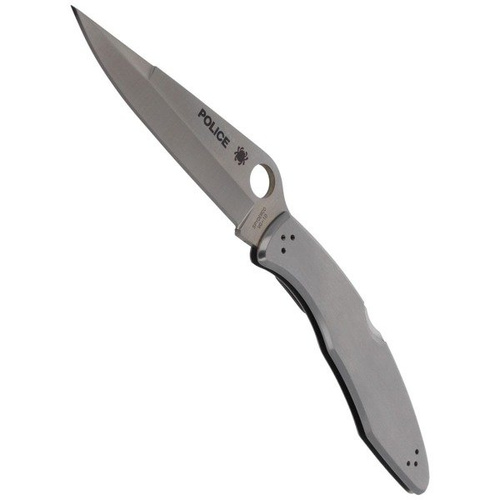 Spyderco - Nóż składany Police Model™ Stainless PlainEdge - C07P