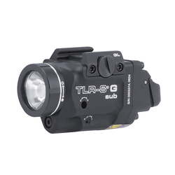 Streamlight - Latarka taktyczna LED na broń TLR-8 G SUB Multi-Fuel - G43X/G48 - 500 lm - Czarna - L-69431
