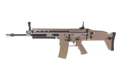 WE - Replika AEG karabinka SCAR-L MK16 MOD 0 - Tan - WET-01-005926
